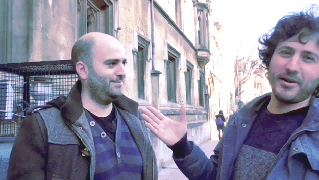 Dario Salvi introduces Oxford City Council's Air Quality Officer Pedro Miguel Rocha e Abreu